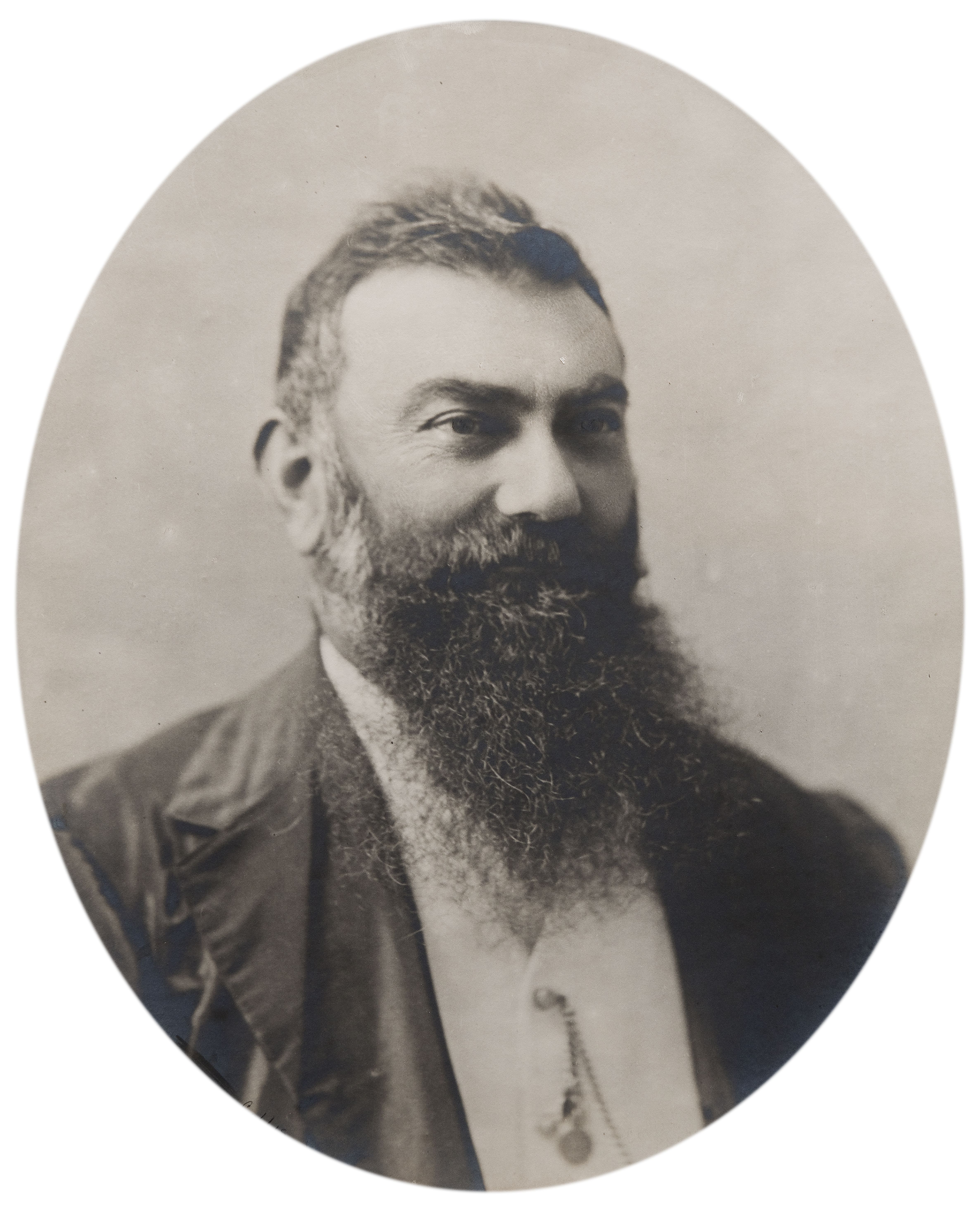 Gustave Gardener Tisch (taken around 1910). William Andrews Collis. Collection of Puke Ariki (A66.389).