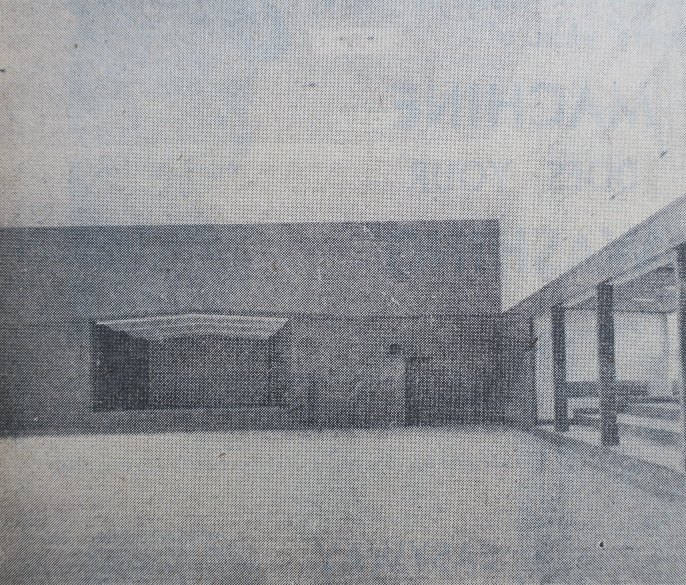 View of the stage inside the new Stratford War Memorial Hall (Taranaki Herald 21 April 1955)